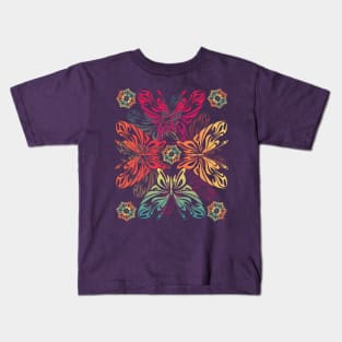 Beautiful Butterflies illusions Kids T-Shirt